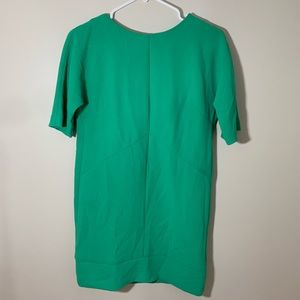 TopShop Textured Short Crepe Mini Shift Dress